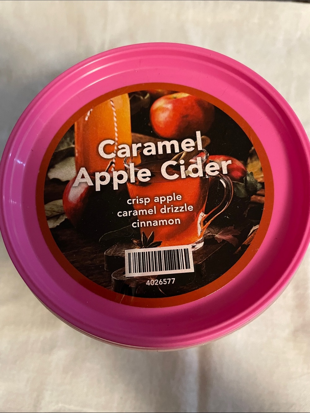Pink zebra Caramel Apple Cider Scented wax melts
